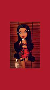 @aliyacataleya fashion dolls, brat doll. Aesthetic Bratz Wallpaper Created By Sagittarius Warrior27 Red And Black Wallpaper Red Aesthetic Grunge Red Wallpaper