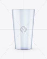 Frosted Plastic Cup Mockup In Cup Bowl Mockups On Yellow Images Object Mockups