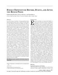 That is because plank exercises are largely focused on maintaining your strength rather than actively burning your push ups vs. Pdf Energy Expenditure Before During And After The Bench Press