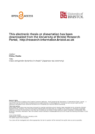 This electronic thesis or dissertation has been downloaded from the  University of Bristol Research Portal, http:research-info