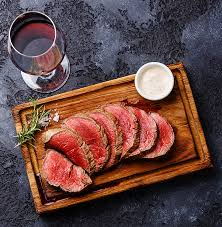 For horseradish sauce, stir together the yogurt, horseradish and salt. Marinated Beef Tenderloin With Horseradish Sauce
