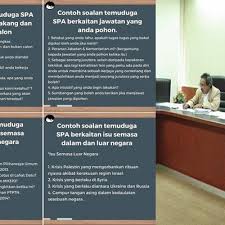 Contoh soalan ujian psikometrik spa. Contoh Contoh Soalan Temuduga Memasuki Perkhidmatan Awam