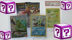 Meaning you will always get more for your money here. Pokemon Mystery Box Psa 10 Shadowless Guaranteed 2 Booster Packs Wotc Holo Ebay