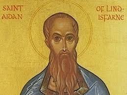 Holy Hierarch Aidan of Lindisfarne, Apostle of Northumbria and Wonderworker 