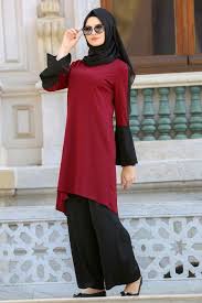 Neva Style Tesettur Bordo Renk Tunik Modelleri Moda Tesettur Giyim Moda Stilleri Moda Mutevazi Moda