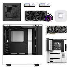 Nzxt h510 elite midi atx tower white Nzxt Bld Custom Gaming Pc Builder Nzxt