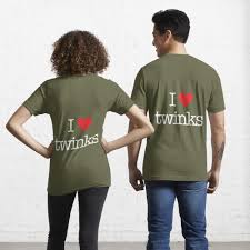 I Love Twinks with Heart Cute Shirt for Gay Men LGBT Pride