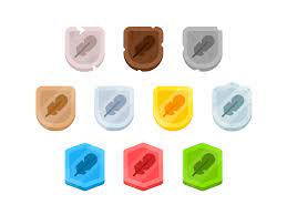 Duolingo Leaderboard League Badges Duolingo Badge Badge Design