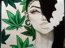 Leaf drawing easy plant drawing flower drawing tutorials drawing tutorials for kids drawing ideas flower drawings leaf coloring page. 25 Best Looking For Trippy Girl Smoking Weed Drawing Barnes Family