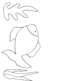 imprimer le modele de mosaique en papier gros poisson mer tete a modeler dessin enfant noms feuilles coloriage cool