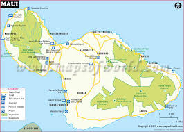 This page shows a map with an overlay of zip codes for hana, maui county, hawaii. Maui City Map Map Of Maui Islands Hawaii