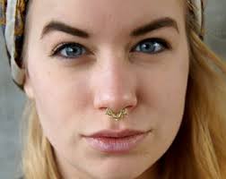 Axo 14 Gauge Copper Fake Septum Ring No Piercing Bod Jewelry