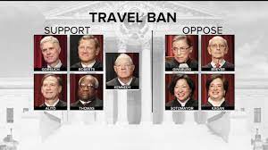 It called the ruling a vindication following months of hysterical commentary from the media and democratic. Us Supreme Court Upholds Trump S Travel Ban In 5 4 Ruling Video Abc News