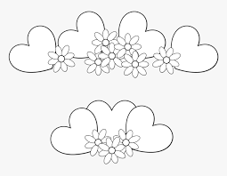 How to draw heart with wings. Hearts Heart Flower Flowers Drawing Coloring Drawing Hd Png Download Kindpng