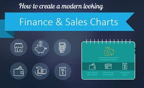 how to create a modern looking sales chart in powerpoint