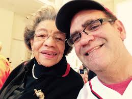 Sweet friend and neighbor Helen Sutherland.