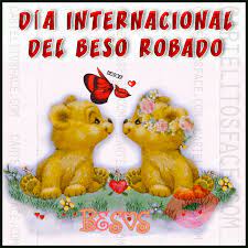 Una gran manera de participar en el día internacional del beso robado es darle a tu pareja un beso de película, o a tus seres queridos un rápido beso en la mejilla. Dia Del Beso Robado Tarjetitas Para Compartir