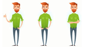 Creating Male Cartoon Characters In Adobe Illustrator