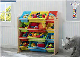 Compliant with carb regulation 93120 phase 2. Po Bn Delta Children Kids Toy Storage Organizer Shelf W 12 Plastic Bins Natural Primary Colours Red Blue Yellow Green Babies Kids Toys Walkers On Carousell