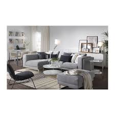 Nockeby 3er Sofa Mit Recamiere Links Tallmyra Weiss Schwarz Verchromt Ikea Deutschland Ikea Living Room Living Room Seating Ikea Nockeby Sofa