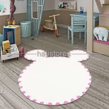 Pembe Ponponlu Bebek Ve Cocuk Halisi Mickey Bebek Bebek Odasi Halilar