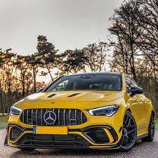 International Amg Community On Instagram 19 Mercedes Amg C118 Cla 45s Engine 2 0l Turbo R4 With 421 Hp Acceleration 0 100 Km H 4 0 Seconds Gelb