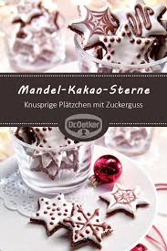 Mandel Kakao Sterne Rezept Weihnachtsrezepte Platzchen Rezepte Weihnachten Platzchen Backen Rezepte