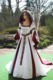 Mittelalter Mittelalter Braut Hochzeit Kleid Satin Weiss Weinr Ein Designerstuck Von Mittela Mittelalter Hochzeitskleid Mittelalter Kleid Mittelaltergewand