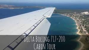 Delta Boeing 717 200 Cabin Tour
