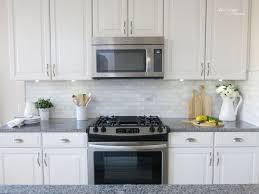 I Love My New Kitchen Backsplash From Floor Decor Featuring The Carrara White Brick Marble Mosaic 12x12 Tiles And The C Kitchen Remodel Kitchen Floor Decor