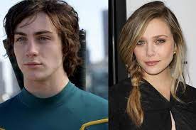 Age of ultron in 2014. Elizabeth Olsen And Aaron Taylor Johnson For Avengers Age Of Ultron
