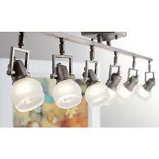 Pro Track Chace 50 Wide 6 Light Complete Track Kit 18580 Lamps Plus Ceiling Lights Ceiling Light Fixtures Track Lighting Fixtures