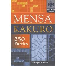Themed crossword puzzles with a human touch. Mensa R Kakuro By Conceptis Puzzles Paperback Target