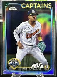 Dayan Frias Lake County Captains 2024 Topps Pro Debut Chrome | eBay