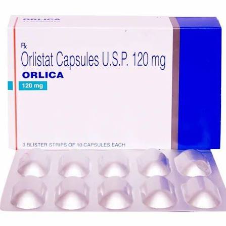 Orlistat Capsule 120 Mg at ₹ 460/strip | Nagpur | ID: 2856183233062