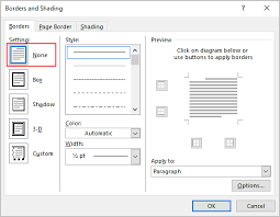 How To Use Paragraph Borders And Shading Microsoft Word 365