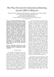 The factors are categorized under 4 pest obligations by content analysis. Pdf The Way Forward For Industrialised Building System Ibs In Malaysia Rohana Mahbub Academia Edu