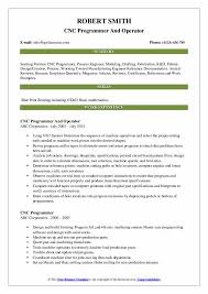 Cnc Programmer Resume Samples Qwikresume