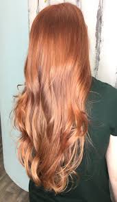More hair styles like this! Copper Red Gold Blonde Balayage With Rosegold Copper Red Blonde Balayage Gold Golden Blo Red Blonde Hair Red Hair With Blonde Highlights Blonde Balayage