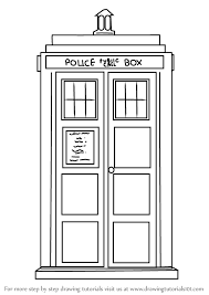 How To Draw Tardis From Doctor Who Drawingtutorials101 Com Doctor Who Drawings Doctor Who Doctor Who Craft