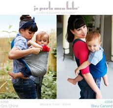 Jpmbb S Little Notie Baby Wrap Reversible Two Colors In One Ring Sling Porte Bebe Jpmbb Bleu Canard