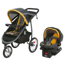 Graco Fast Action Snugride Click Connect 35 Elite Sunshine Plastic Jogger Travel System Graco Fastaction Travel System Stroller Click Connect Travel System
