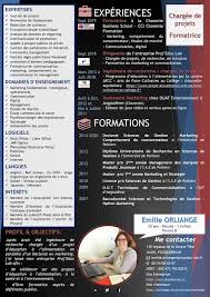 Emilie Orliange Proj Educ Lab Emilie Orliange Cv 2020 In 2020 Lab