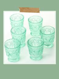 Vintage opalescent hobnail depression glass candle holders would make a sweet accent on a holiday table, or a lovely hostess gift. Amazon Com Koyal Wholesale Vintage Glass Candle Holder Votive Tea Light Candleholders Decor For Dinner Parties Holidays Weddings Birthdays 3 X 2 75 Mint Pack Of 6 Home Kitchen