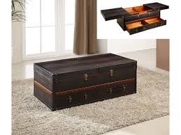 Table basse seaford rectangulaire chêne marron. Malle Table Basse Loric Simili Chocolat Effet Croco Malle Table Basse Table Basse Decoration Maison