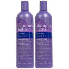 Application is simple due to . Clairol Shimmer Lights Shampoo Blonde Silver 2pk 16 Fl Oz Each Target