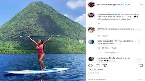 Huuuuge thanks to the official tourism authority of st. Pussycat Dolls Nicole Scherzinger Vacations In St Lucia Loop News