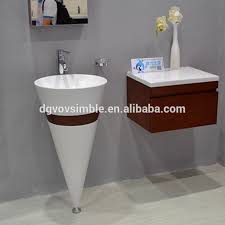 acrylic solid surface wall hang basin