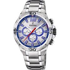 Jusqu'à 20 % de réduction sur les montres chez watch shop™ ! Montre Festina Homme F20522 1 Chronobike Acier Cadran Acier Et Bleu Garantie 2 Ans Achat Vente Montre Homme Adulte Gris Acier Soldes Sur Cdiscount Des Le 20 Janvier Cdiscount