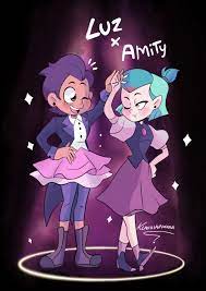 Luz x Amity by klaudiapasqui on DeviantArt | Owl house, Amity, Cartoon shows